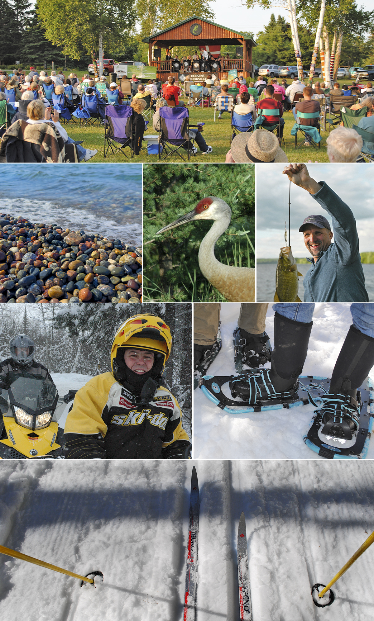 Things to Do in Curtis Curtis Michigan Recreation - snowmobiling, skiing, fishing, hunting, rockhounding