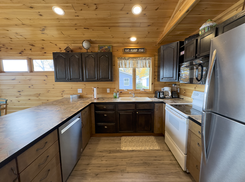Sunken Island Cottage Kitchen
